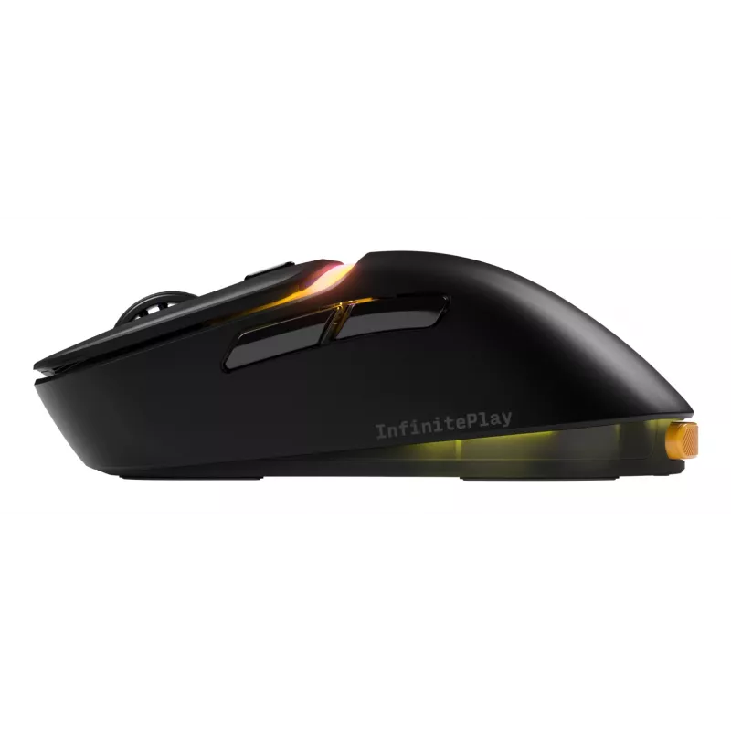 Glorious Gaming Model D3 Wireless mouse da gaming – sistema a batteria ricaricabile intercambiabile InfinitePlay, polling 8k, switch ottici con 130M clic, ultraleggero 69 g, sensore ottico 30K-DPI, RGB – nero