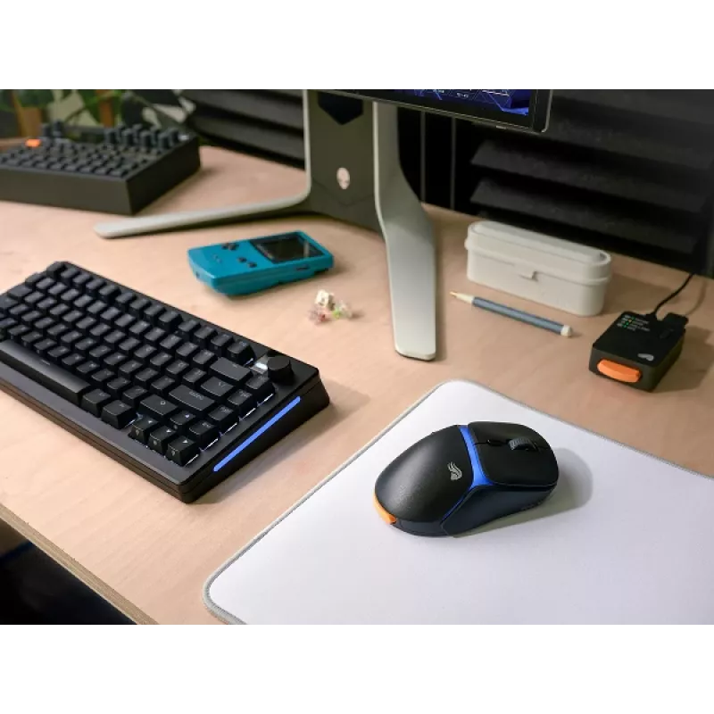 Glorious Gaming Model D3 Wireless mouse da gaming – sistema a batteria ricaricabile intercambiabile InfinitePlay, polling 8k, switch ottici con 130M clic, ultraleggero 69 g, sensore ottico 30K-DPI, RGB – nero
