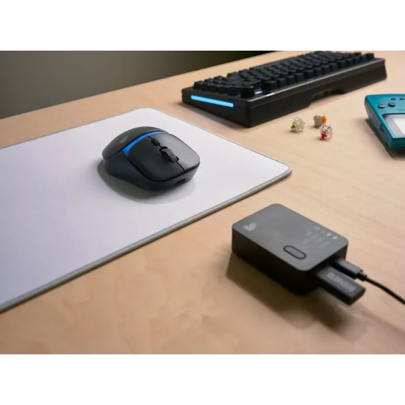 Glorious Gaming Model D3 Wireless mouse da gaming – sistema a batteria ricaricabile intercambiabile InfinitePlay, polling 8k, switch ottici con 130M clic, ultraleggero 69 g, sensore ottico 30K-DPI, RGB – nero