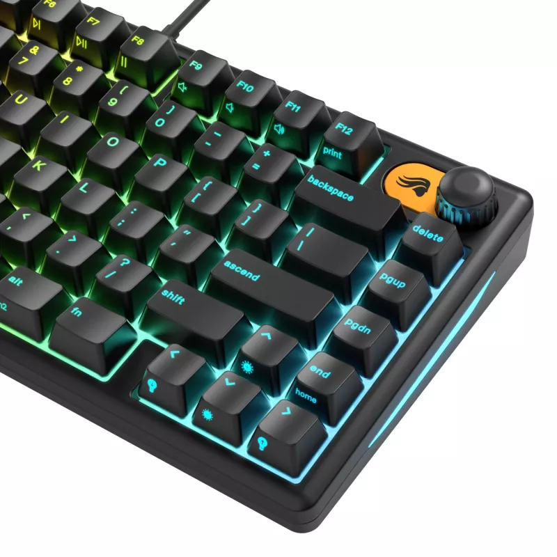 Glorious Gaming GMBK 75% Tastiera USB QWERTY US-Inglese Nero