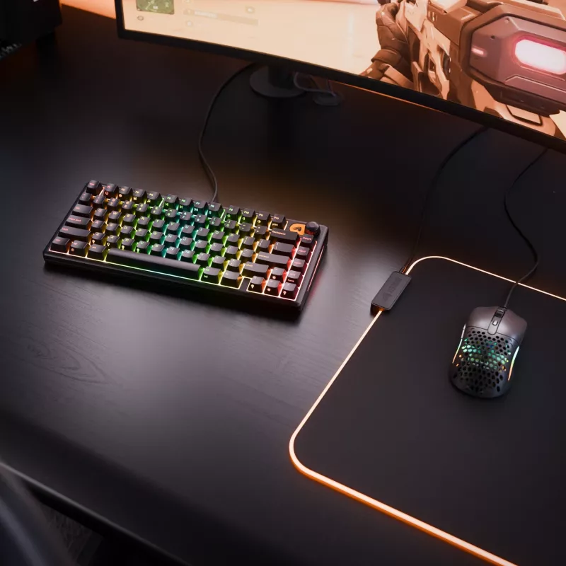 Glorious Gaming GMBK 75% Tastiera USB QWERTY US-Inglese Nero