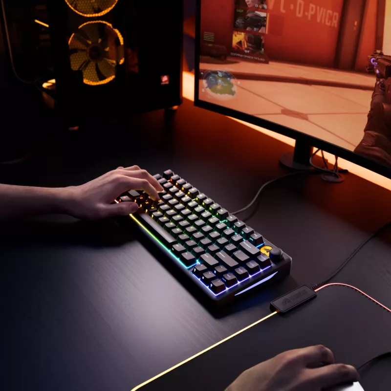 Glorious Gaming GMBK 75% Tastiera USB QWERTY US-Inglese Nero