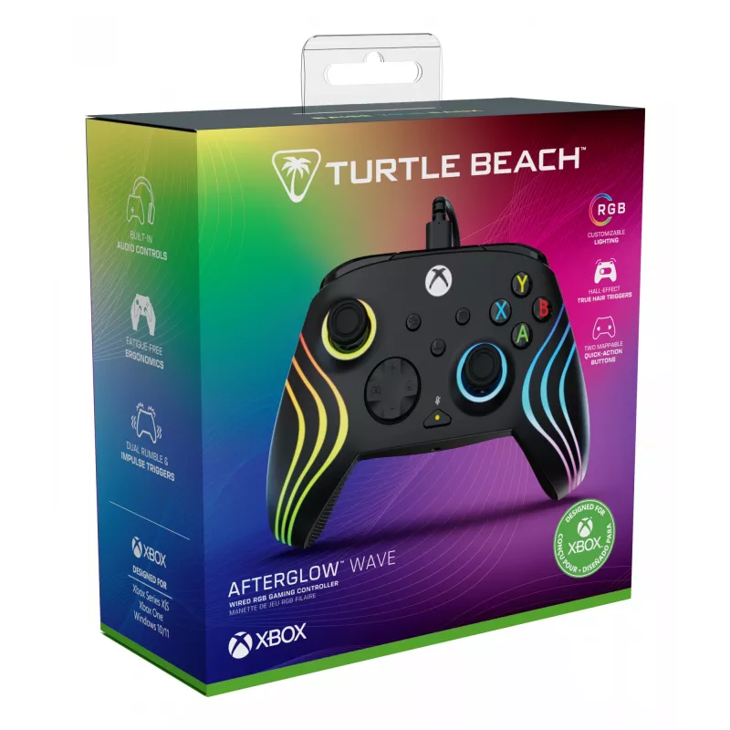 Gamepad Turtle Beach Afterglow Wave Nero USB PC Xbox Series