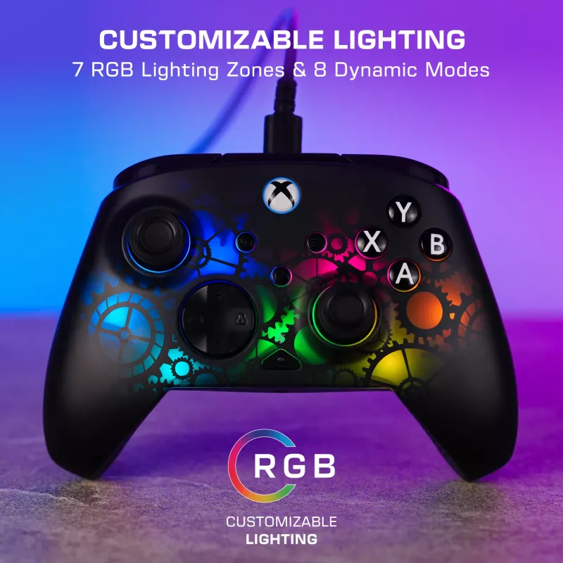 Gamepad Turtle Beach Afterglow Ignite Wired RGB Controller illuminazione RGB personalizzabile tasti rimappabili