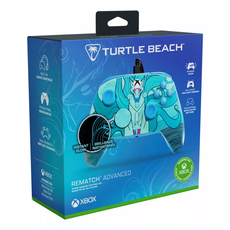 Gamepad Turtle Beach Rematch Advanced Wired 2025 USB Multicolore Xbox One Xbox One S Xbox One X