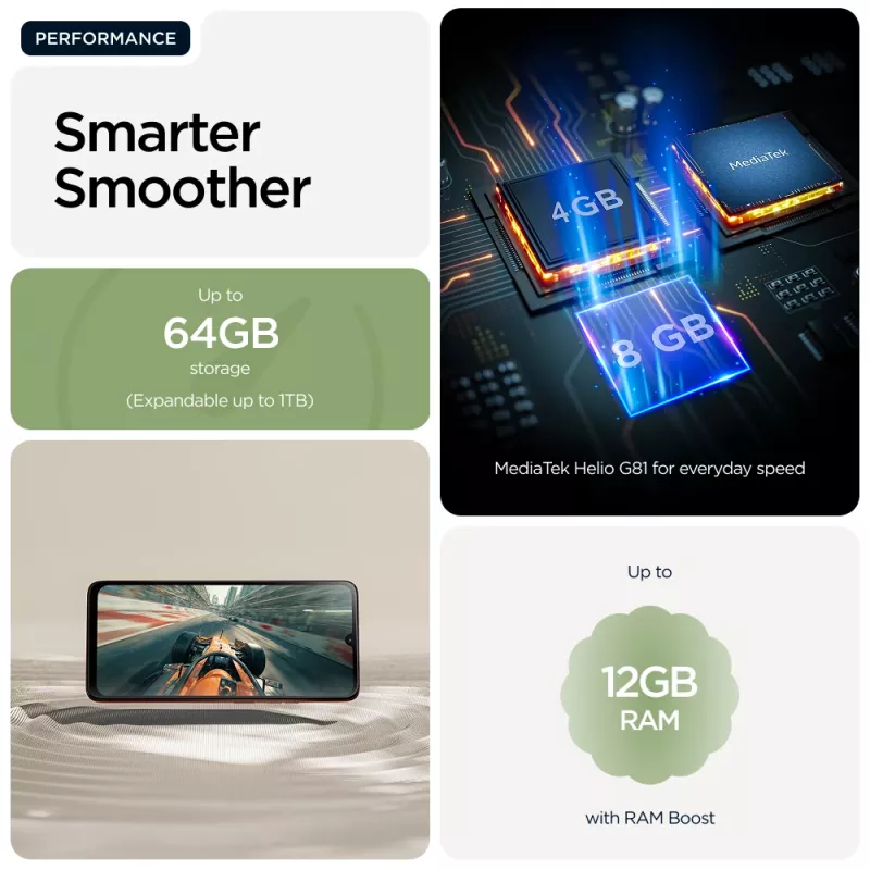 Motorola moto g06 17,5 cm (6,88 inch) Dual SIM Android 15 4G USB Type-C 4 GB 64 GB 5200 mAh Verde