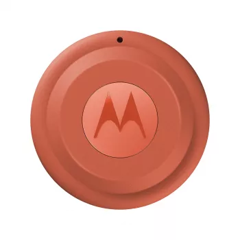 Finder Motorola moto tag 2 — tracker universale, arancione, batteria CR2032, fino a 14400 h, 7,4 g, Ø 31,9 mm, 8 mm
