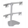 Chief supporto da tavolo per quattro monitor argento