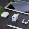 TooQ GAN USB-C/PD caricatore da parete 30W, bianco, interno, AC, bianco