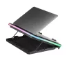 Mars Gaming MNBC6, base di raffreddamento + stand XL 19'' ARGB, 3 ventole, stand mobile