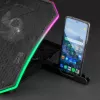 Mars Gaming MNBC6, base di raffreddamento + stand XL 19'' ARGB, 3 ventole, stand mobile