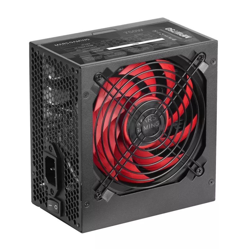 Mars Gaming MPIII750 alimentatore PC 750W ATX 85 % efficienza 5 anni di garanzia