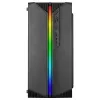 Mars Gaming MC-S1 nero case gaming PC micro-ATX compatto illuminazione ARGB 12 modalità ventola FRGB finestra laterale completa