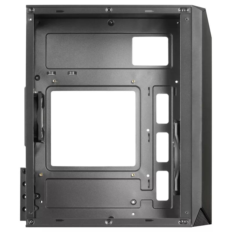 Mars Gaming MC-S1 nero case gaming PC micro-ATX compatto illuminazione ARGB 12 modalità ventola FRGB finestra laterale completa