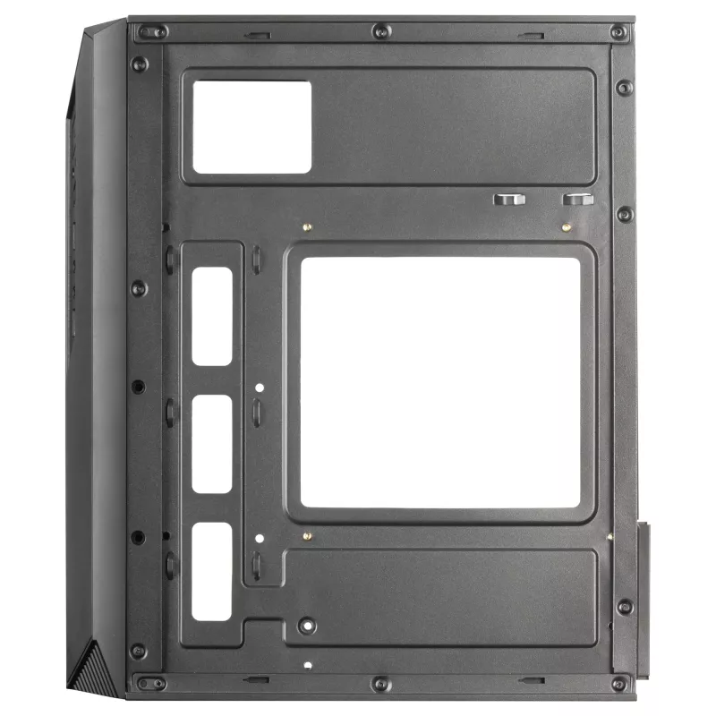 Mars Gaming MC-S1 nero case gaming PC micro-ATX compatto illuminazione ARGB 12 modalità ventola FRGB finestra laterale completa
