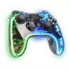 Mars Gaming MGP-24 Gamepad wireless 2.4GPRO Neon RGB doppia vibrazione aptica joystick analogici controller per PC PS3 PS4 XBOX360 Raspberry Pi Mac Android