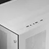 Mars Gaming MCV3 White case da gaming XXL personalizzato E-ATX finestra in vetro temperato anteriore e laterale struttura modulare a doppia camera