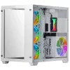 Mars Gaming MCV3 White case da gaming XXL personalizzato E-ATX finestra in vetro temperato anteriore e laterale struttura modulare a doppia camera