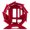 Mars Gaming MCORB Case per PC Gaming Micro-ATX XL rosso design rotondo personalizzato doppio vetro temperato