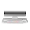 Mars Gaming MGS-ONE White supporto monitor Chroma RGB dimensioni regolabili supporto per smartphone e tablet USB 2.0 frontale