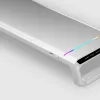 Mars Gaming MGS-ONE White supporto monitor Chroma RGB dimensioni regolabili supporto per smartphone e tablet USB 2.0 frontale