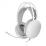 Mars Gaming MH-GLOW Cuffie bianche 360° Full Chroma RGB Flow microfono con cancellazione del rumore design ultraleggero cuscinetti in memory foam compatibilità universale