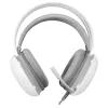 Mars Gaming MH-GLOW Cuffie bianche 360° Full Chroma RGB Flow microfono con cancellazione del rumore design ultraleggero cuscinetti in memory foam compatibilità universale