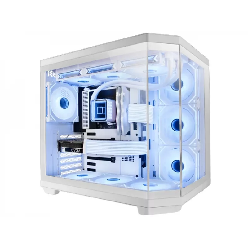 Mars Gaming MC-3TCOREW Midi Tower bianco