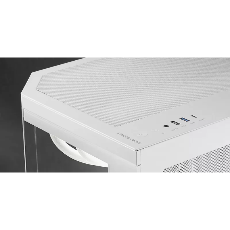 Mars Gaming MC-3TCOREMW mini tower bianco