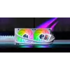 Mars Gaming ML-VISION240W Dissipatore a liquido AIO per CPU, 240 mm, RGB, bianco