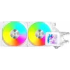 Mars Gaming ML-VISION240W Dissipatore a liquido AIO per CPU, 240 mm, RGB, bianco