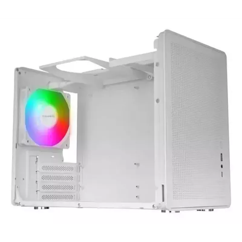 Case per computer Mars Gaming MCXPSW mATX bianco