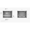 Case per computer Mars Gaming MCXPSW mATX bianco