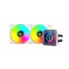 Mars Gaming ML-VISIONPRO240W dissipatore a liquido all-in-one per processore 12 cm bianco 1 pz.