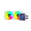 Mars Gaming ML-VISIONPRO240W dissipatore a liquido all-in-one per processore 12 cm bianco 1 pz.