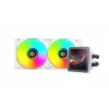 Mars Gaming ML-VISIONPRO240W dissipatore a liquido all-in-one per processore 12 cm bianco 1 pz.
