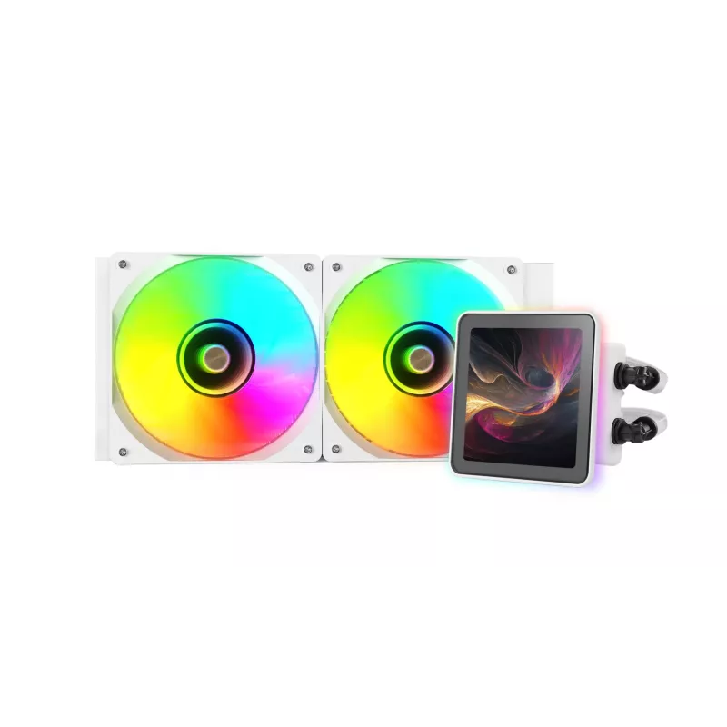 Mars Gaming ML-VISIONPRO240W dissipatore a liquido all-in-one per processore 12 cm bianco 1 pz.