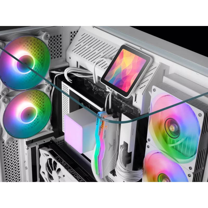 Mars Gaming ML-VISIONPRO240W dissipatore a liquido all-in-one per processore 12 cm bianco 1 pz.