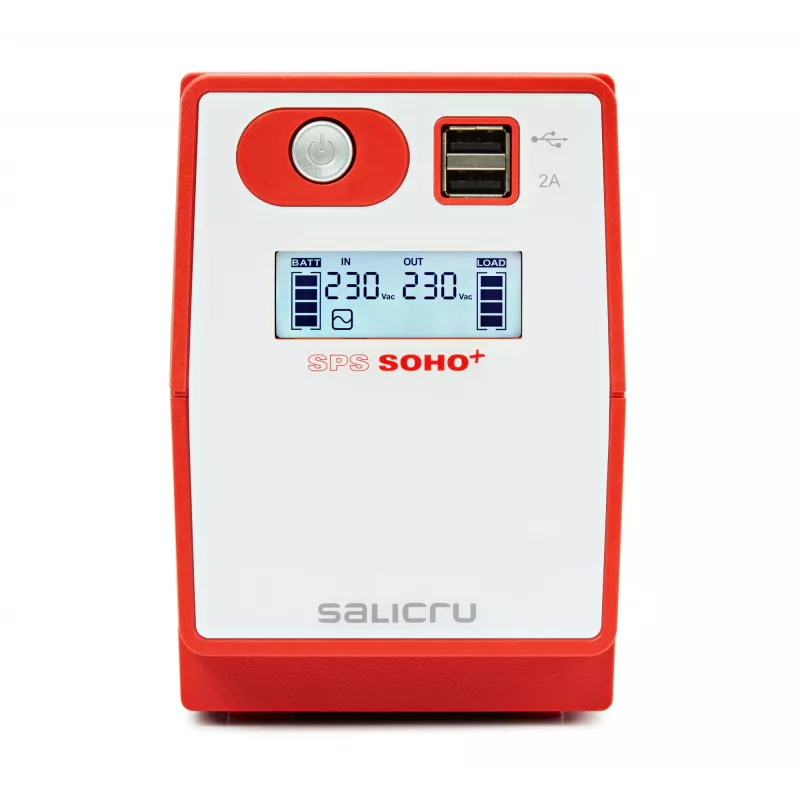 SALICRU SPS 500 SOHO+ 500VA 300W USB LCD Schuko UPS