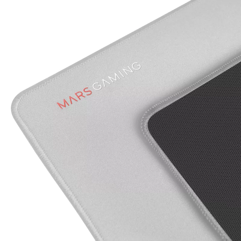 Mars Gaming MMPXLS Silver, tappetino mouse XL, doppio strato, nanotessitura, 800x300x4mm