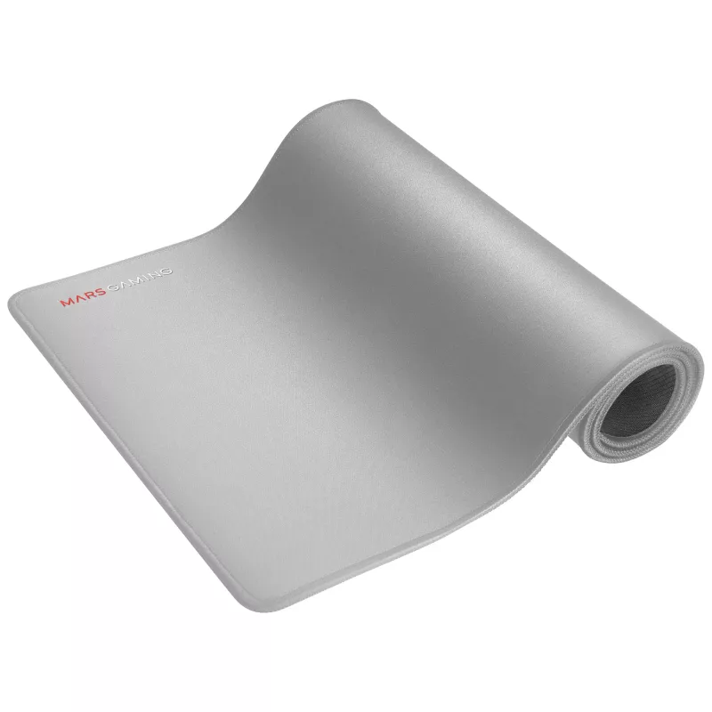 Mars Gaming MMPXLS Silver, tappetino mouse XL, doppio strato, nanotessitura, 800x300x4mm