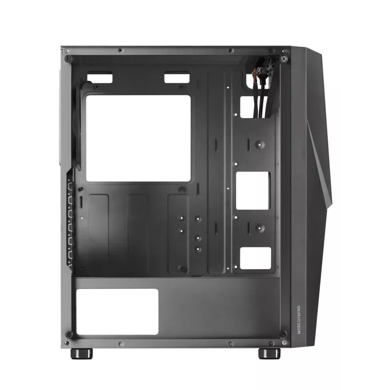 Mars Gaming MC777, case per computer ATX, illuminazione ARGB, nero, PC, nero, ATX, micro ATX, Mini-ITX, blu, verde, rosso, 15,8 cm, 31,8 cm