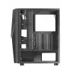 Mars Gaming MC777, case per computer ATX, illuminazione ARGB, nero, PC, nero, ATX, micro ATX, Mini-ITX, blu, verde, rosso, 15,8 cm, 31,8 cm