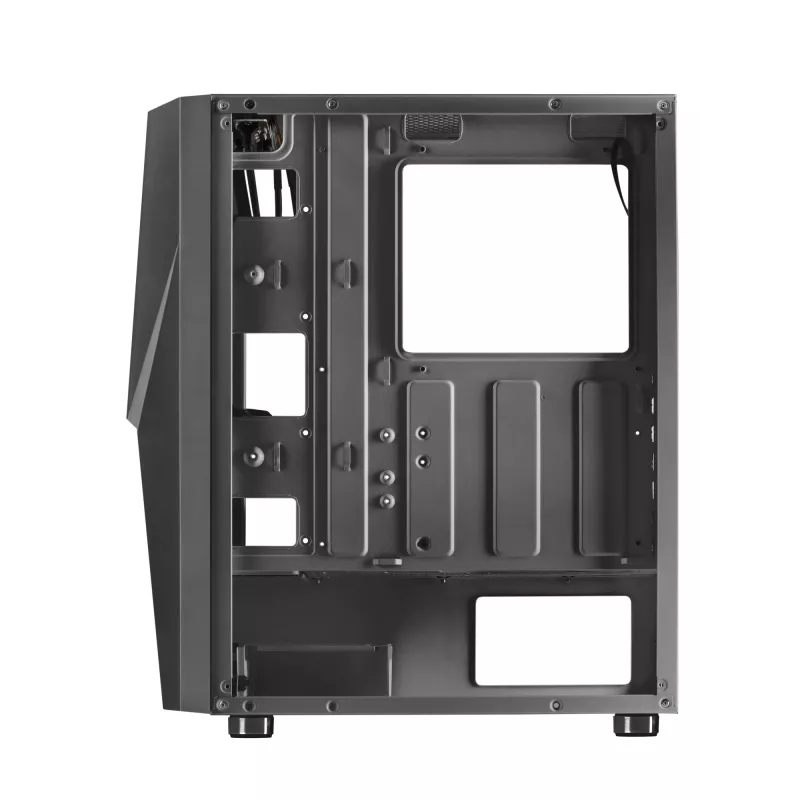 Mars Gaming MC777, case per computer ATX, illuminazione ARGB, nero, PC, nero, ATX, micro ATX, Mini-ITX, blu, verde, rosso, 15,8 cm, 31,8 cm