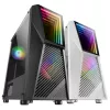 Mars Gaming MC777, case per computer ATX, illuminazione ARGB, nero, PC, nero, ATX, micro ATX, Mini-ITX, blu, verde, rosso, 15,8 cm, 31,8 cm