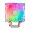 Mars Gaming MCPU66 dissipatore CPU Triple ARGB 6 heatpipe HCT TDP 220W 2 ventole 12cm