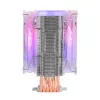 Mars Gaming MCPU66 dissipatore CPU Triple ARGB 6 heatpipe HCT TDP 220W 2 ventole 12cm