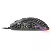 Mars Gaming MM55 nero mouse da gaming RGB Chroma ultraleggero 55g 12800 DPI switch meccanici HUANO