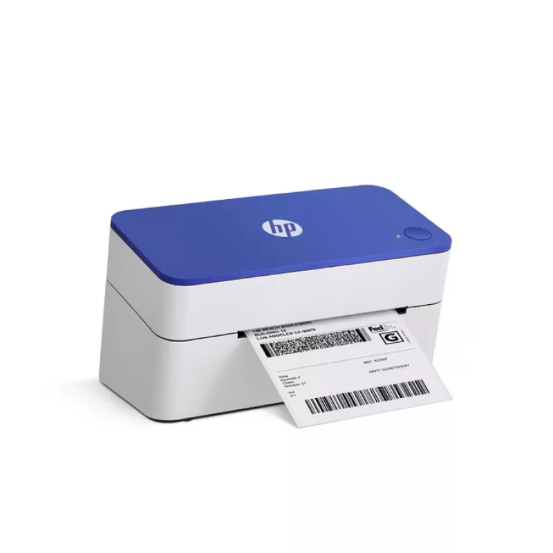 Etichettatrice termica diretta HP HPKE100 203 x 203 DPI 127 mm/s con filo USB bianco/blu