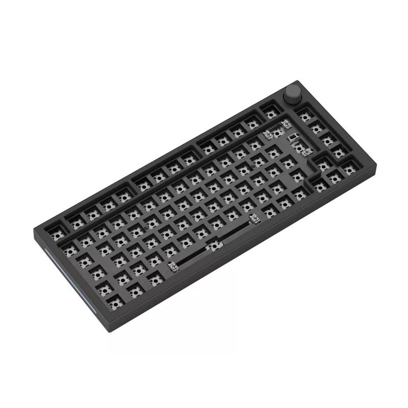 Barebone tastiera GLORIOUS GMMK Pro — case in alluminio 75%, nero, 332×135×32 mm, 1,5 kg